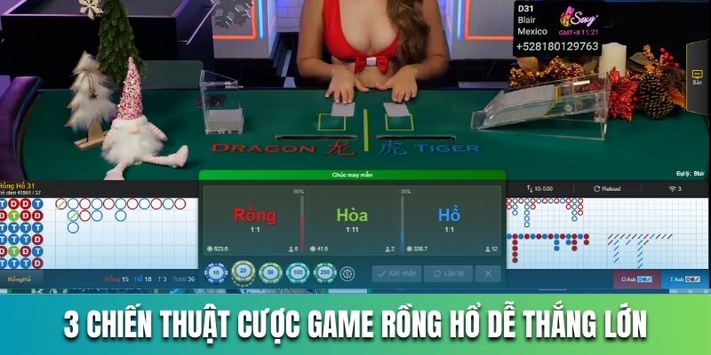 3 chiến thuật cược game Rồng Hổ dễ thắng lớn cho người mới