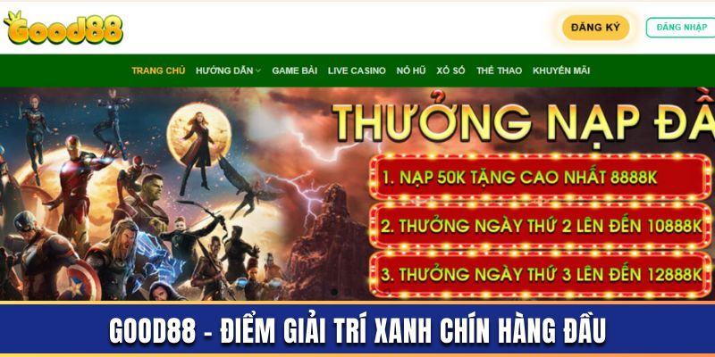 Good88 đứng đầu trong top nhà cái uy tín 2025 